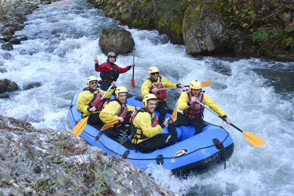 Piogge dei giorni scorsi e rafting sul Lao: tutto sotto controllo per Pasqua e Pasquetta
