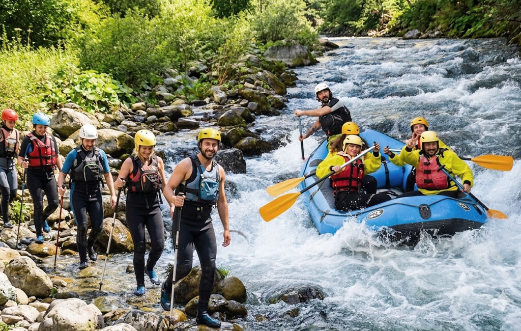 Promo Luglio 2026: Rafting Classico + Acqua Trekking a soli 60€ a persona