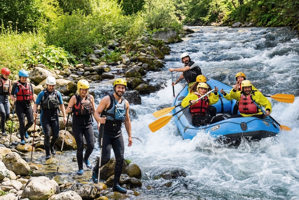 Promo Luglio 2026: Rafting Classico + Acqua Trekking a soli 60€ a persona